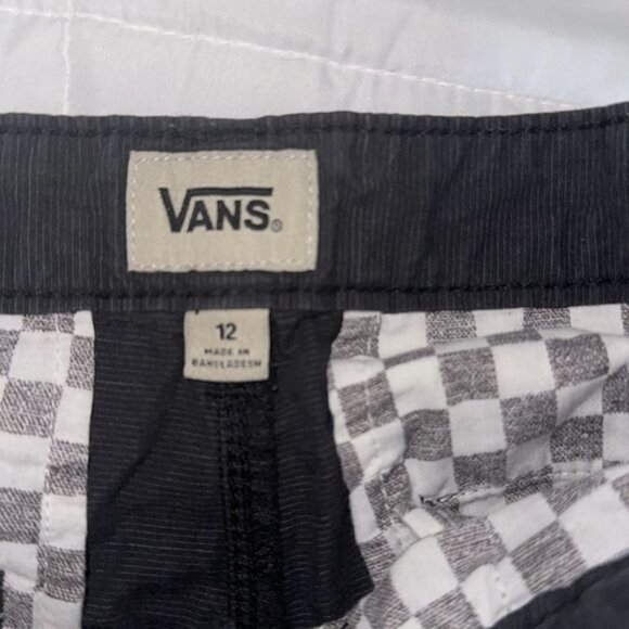 Vans Boys Navy Shorts Size 12 100% Cotton Casual Wear - Picture 3 of 6